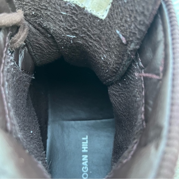 Logan Hill Take A Hike Men's Brown Leather Hiking Trail Boots - Picture 15 of 16